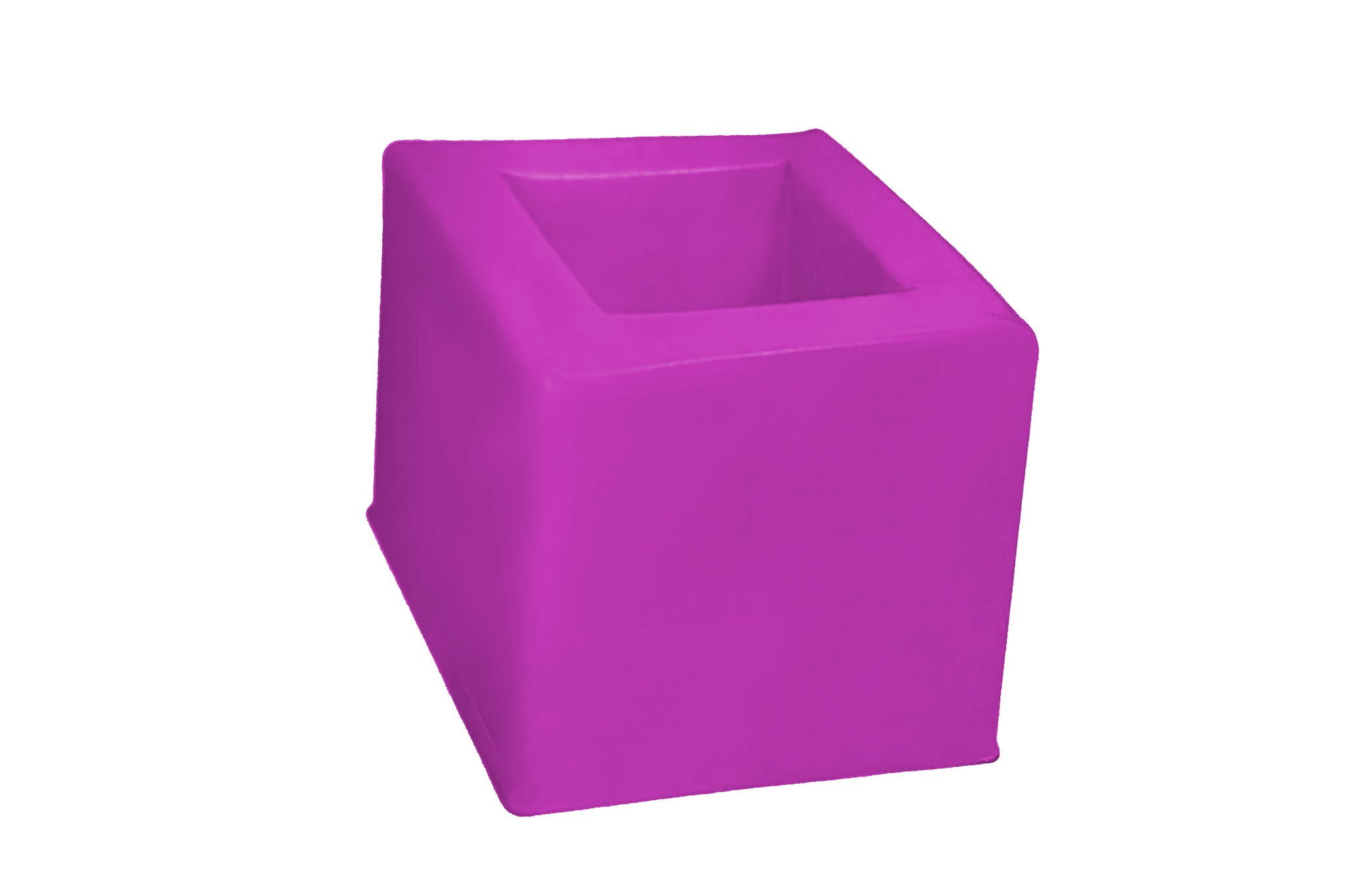 Cube de rangement 38cm fuchsia