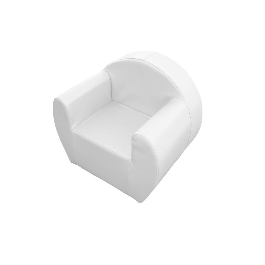 Fauteuil Enfant Pdg Club Mousse Pvc Uni Cm Blanc Top Cr Ches Papouille